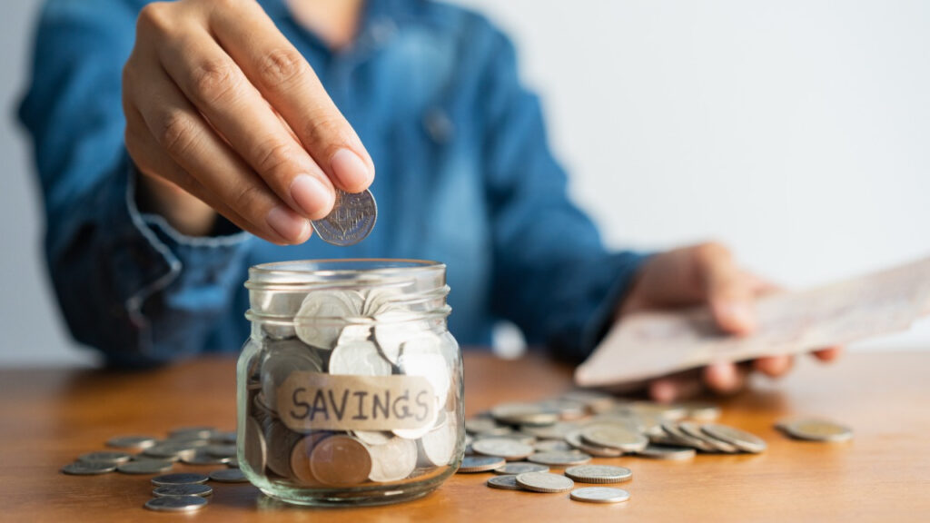 Retirement savings jar 1